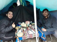 Lunch during the trek